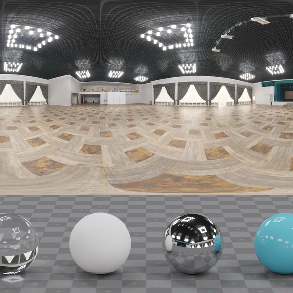 Dancing Hall - HDRI map - from Poly Haven