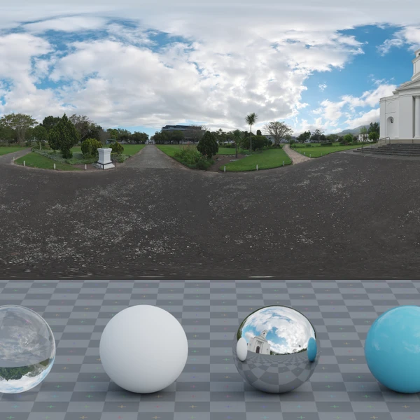Afrikaans Church Exterior - HDRI map - from Poly Haven