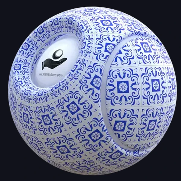 Ceramic 8 - Floor - PBR texture - from Share Textures