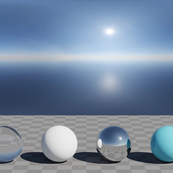 Qwantani Afternoon Puresky - HDRI map - from Poly Haven