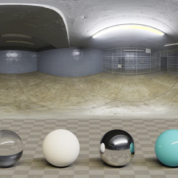 Bank Vault - HDRI map - from Poly Haven