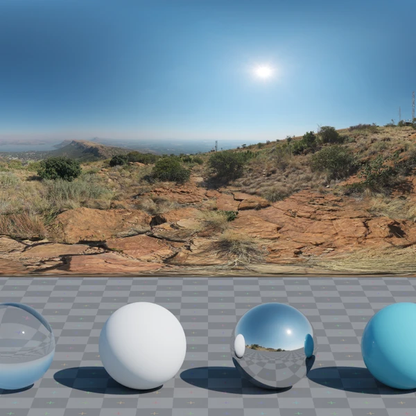Harties Cliff View - HDRI map - from Poly Haven
