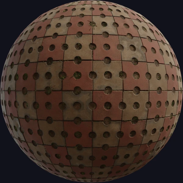 Patterned Concrete Pavers 02