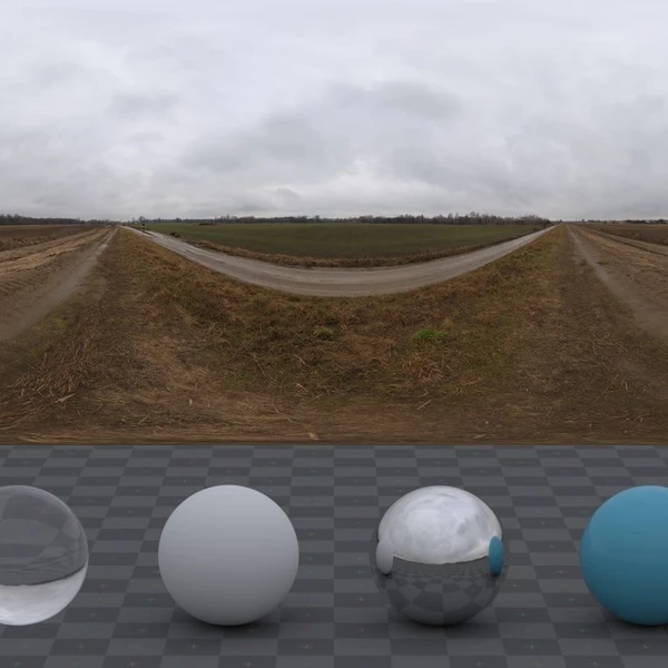 Mud Road - HDRI map - from Poly Haven