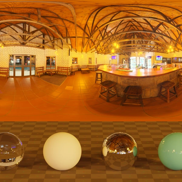 Warm Bar - HDRI map - from Poly Haven