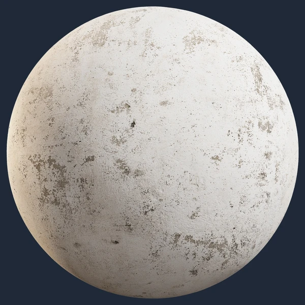 White Painted Concrete Wall