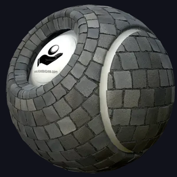 Pavement 22 - Road - PBR texture - from Share Textures