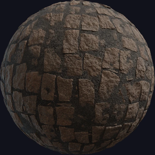 Cobblestone Embedded Asphalt