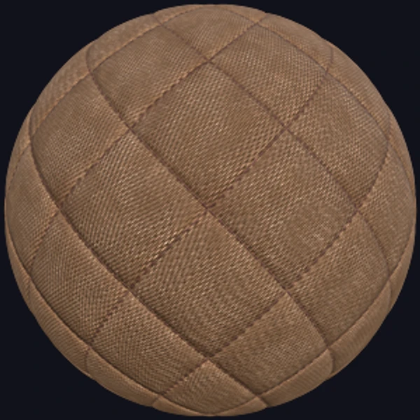 Quilted Velvet Bedspread Coverlet (Fabrics 0080) - PBR texture - from Texture Can