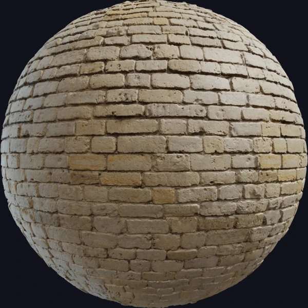 White Sandstone Bricks 03