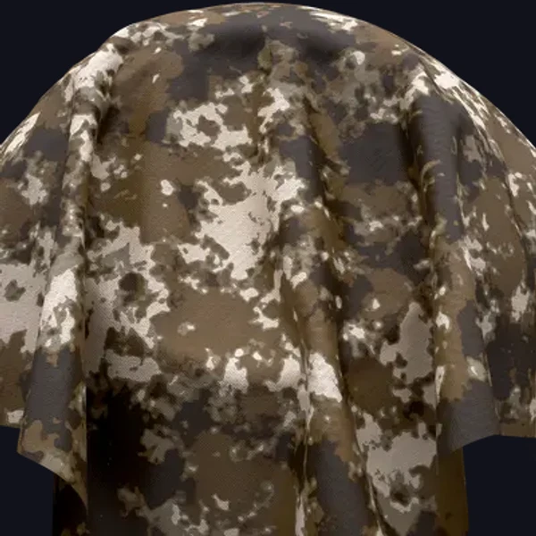 Camouflage 29 - Fabric - PBR texture - from Share Textures