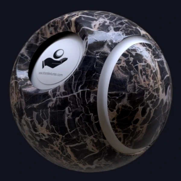 Marble 13 - Floor - PBR texture - from Share Textures