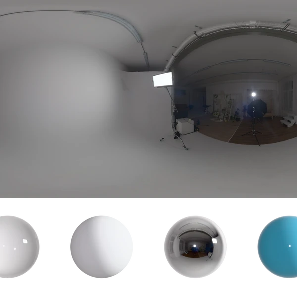 Studio Wizja 03 - HDRI map - from Poly Haven