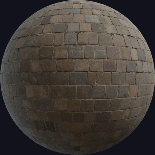 Cobblestone Pavement - Floor - PBR texture - from Poly Haven