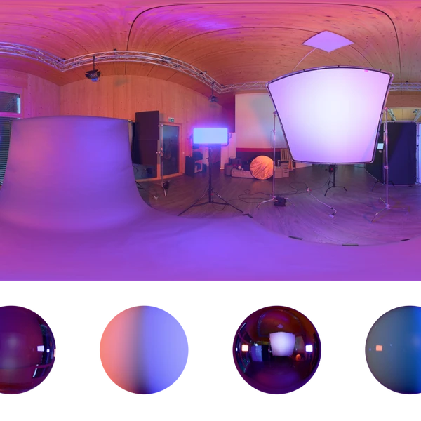 Wooden Studio 11 - HDRI map - from Poly Haven