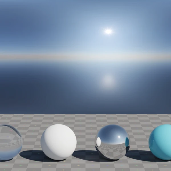 Qwantani Mid Morning Puresky - HDRI map - from Poly Haven