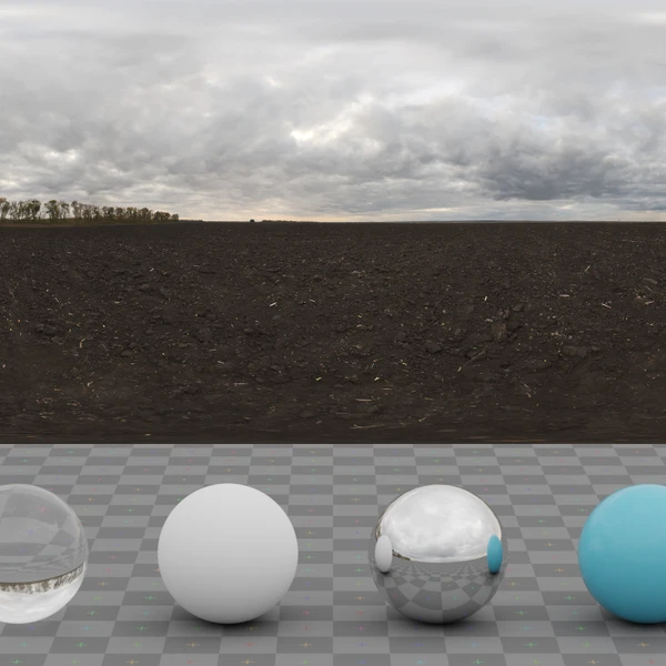 Overcast Soil - HDRI map - from Poly Haven