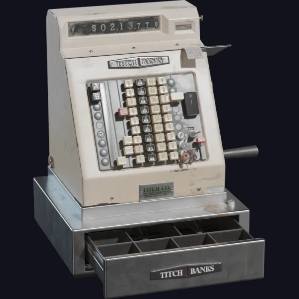 CashRegister 01 - 3D Models - 3D model - from Poly Haven
