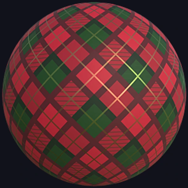 Red and Green Christmas Gift Wrapping Paper (Paper 0035)