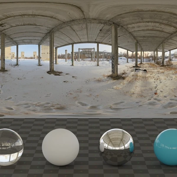 Pylons - HDRI map - from Poly Haven