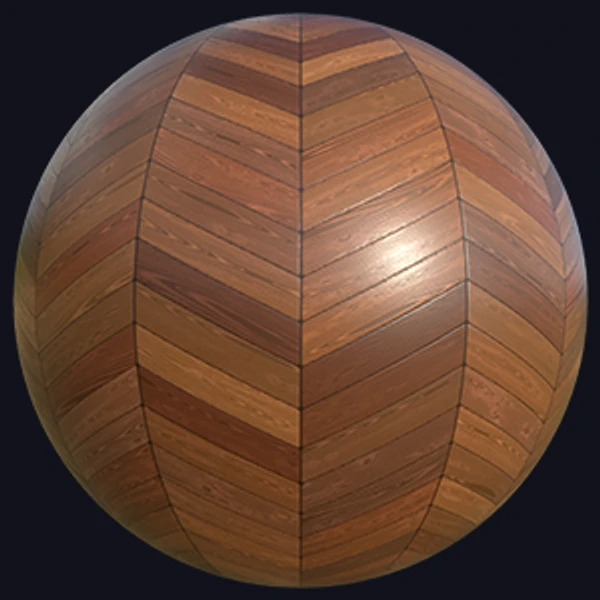 Chevron Parquet Wood Floor Texture (Wood 0014) - PBR texture - from Texture Can