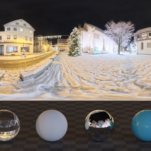 Blaubeuren Church Square - HDRI map - from Poly Haven