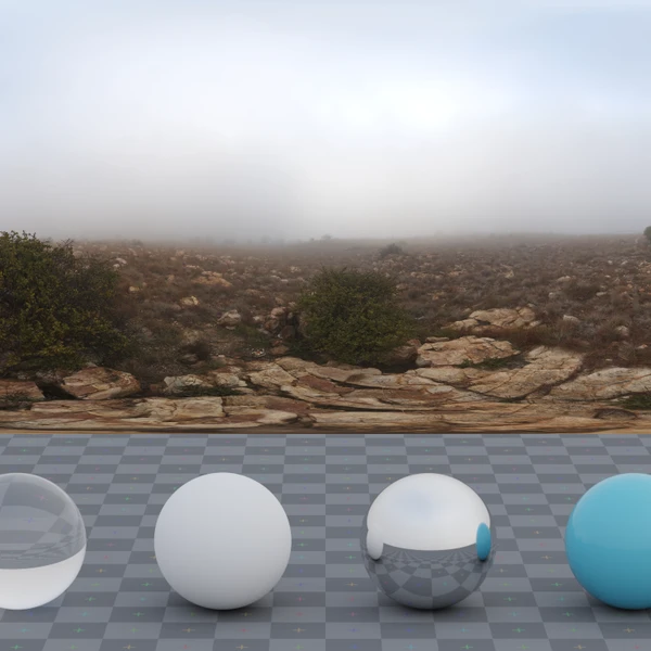 Kloofendal Misty Morning - HDRI map - from Poly Haven