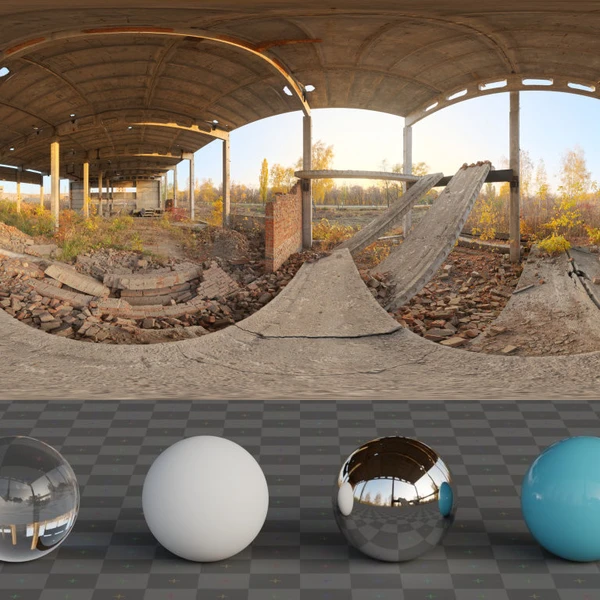 Reinforced Concrete 02 - HDRI map - from Poly Haven