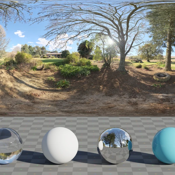 Garden Nook - HDRI map - from Poly Haven