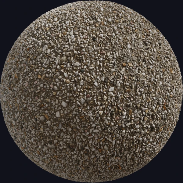 Pebble Cemented Floor - PBR texture - from Poly Haven