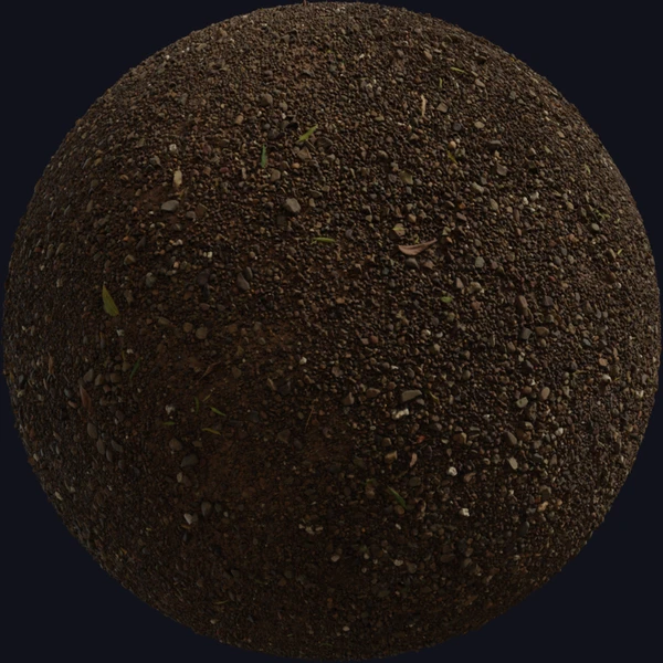 Gravel - Floor - PBR texture - from Poly Haven