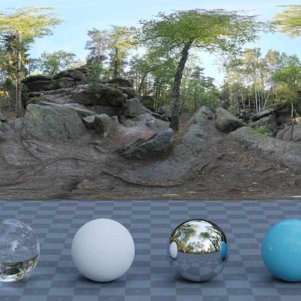 Felsenlabyrinth - HDRI map - from Poly Haven