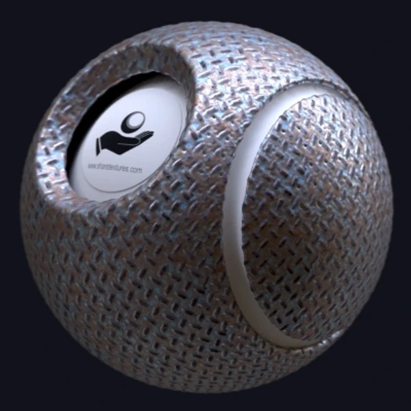Metal Texture 4 - PBR texture - from Share Textures