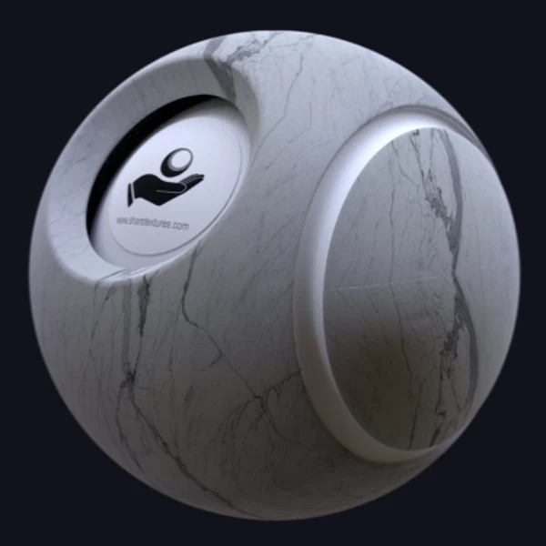Statuario White Marble 2 - Floor - PBR texture - from Share Textures