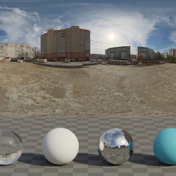 Construction Yard - HDRI map - from Poly Haven