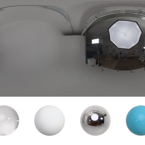 Studio Wizja 02 - HDRI map - from Poly Haven