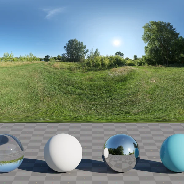 Meadow 2 - HDRI map - from Poly Haven