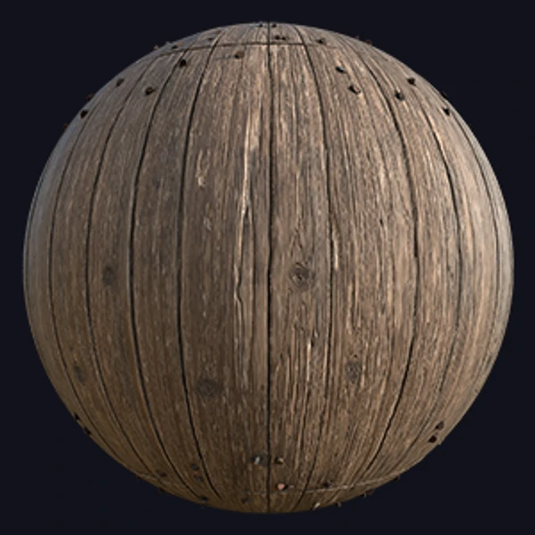 Wood Planks with Nails (Wood 0029)