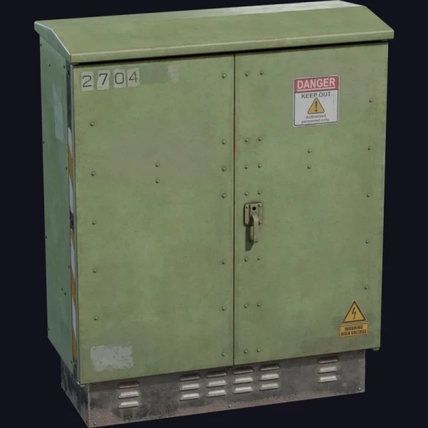 Utility Box 02 - 3D Models - 3D model - from Poly Haven
