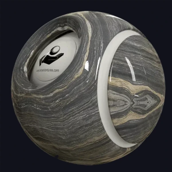 Nero Gali Marble - Floor - PBR texture - from Share Textures