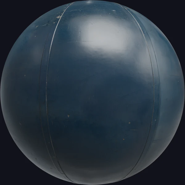 Blue Metal Plate - PBR texture - from Poly Haven