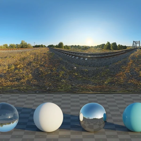 Railway Bridges - HDRI map - from Poly Haven