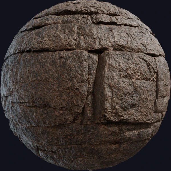 Dry Riverbed Rock - PBR texture - from Poly Haven