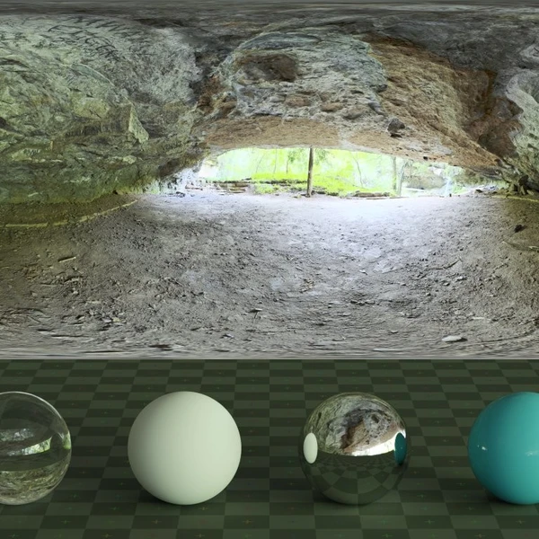 Hikers Cave - HDRI map - from Poly Haven