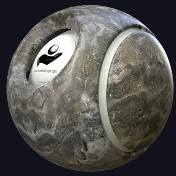 Caramel Grey Marble 2 - Floor - PBR texture - from Share Textures