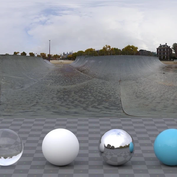 Skate Park - HDRI map - from Poly Haven