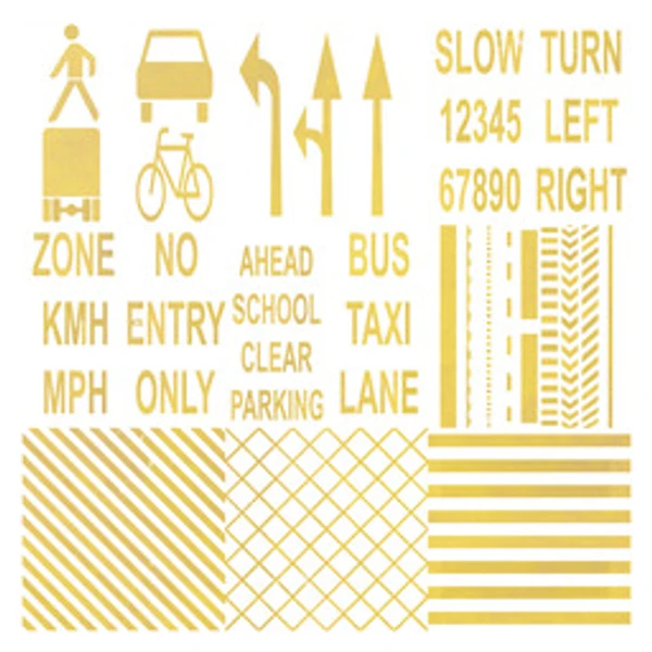 RoadLines 019A - Decal - PBR texture - from ambientCG