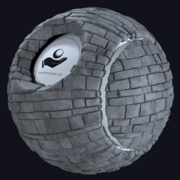 Stone Wall 26 - PBR texture - from Share Textures