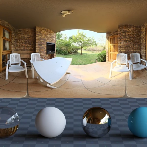 Veranda - HDRI map - from Poly Haven