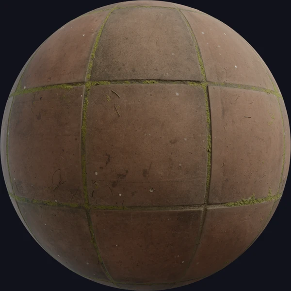 Overgrown Concrete Pavers - Floor - PBR texture - from Poly Haven
